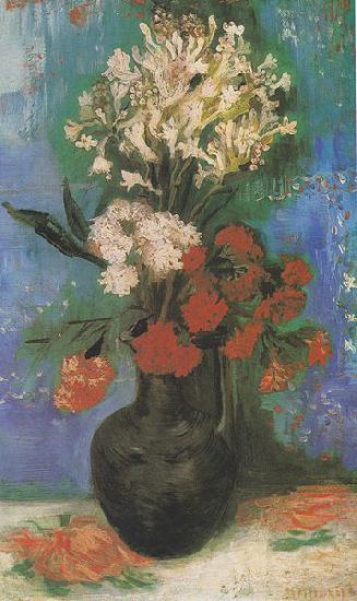 Vincent Van Gogh Vase of carnations and other flowers Norge oil painting art